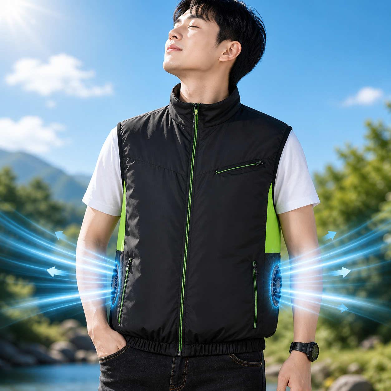 Cooling Vest – Dual Fan Airflow