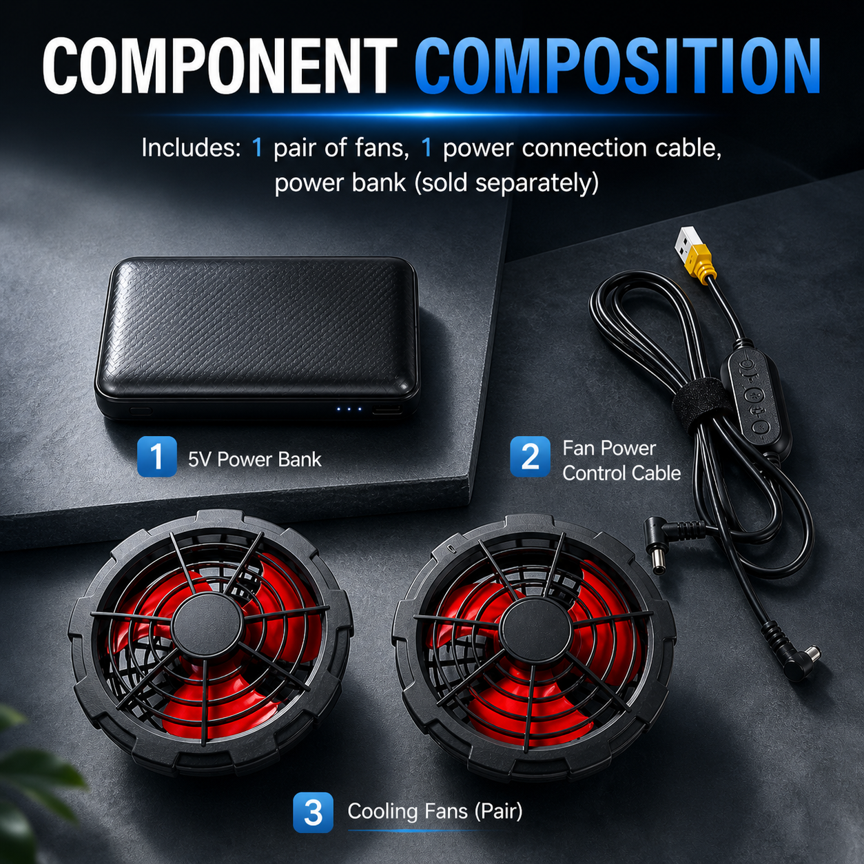 Cooling Vest – Dual Fan Airflow