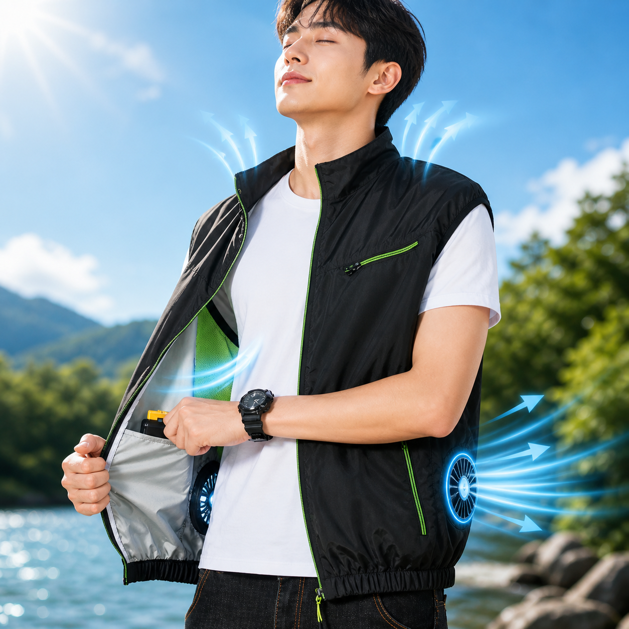 Cooling Vest – Dual Fan Airflow