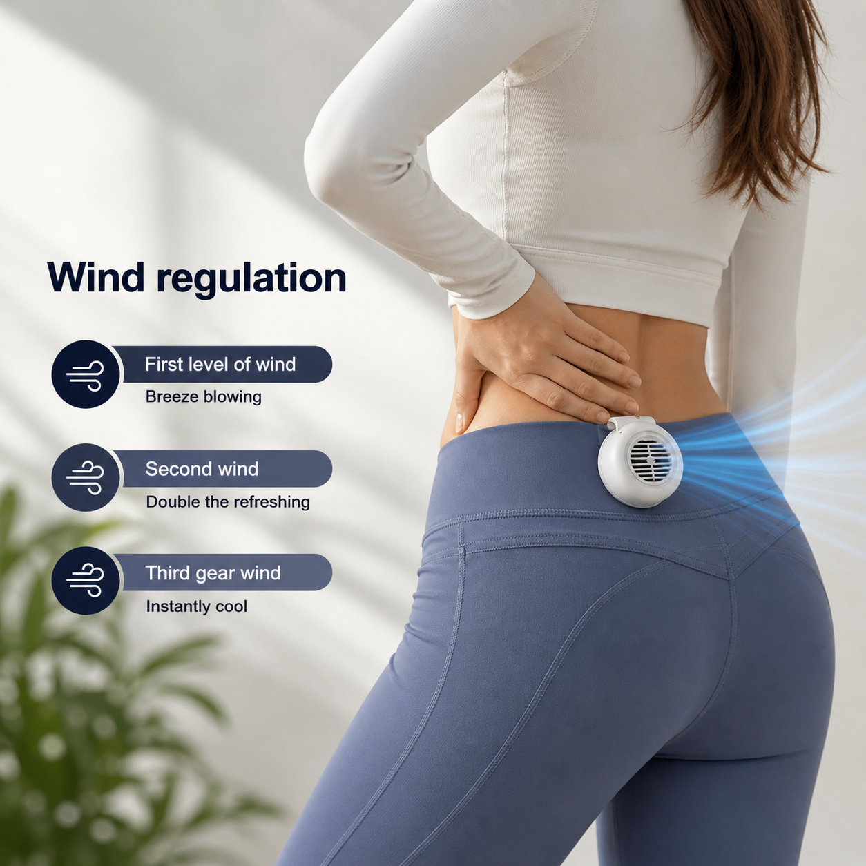 Clip-On Mini Cooling Fan – Ultra-Quiet Portable Fan