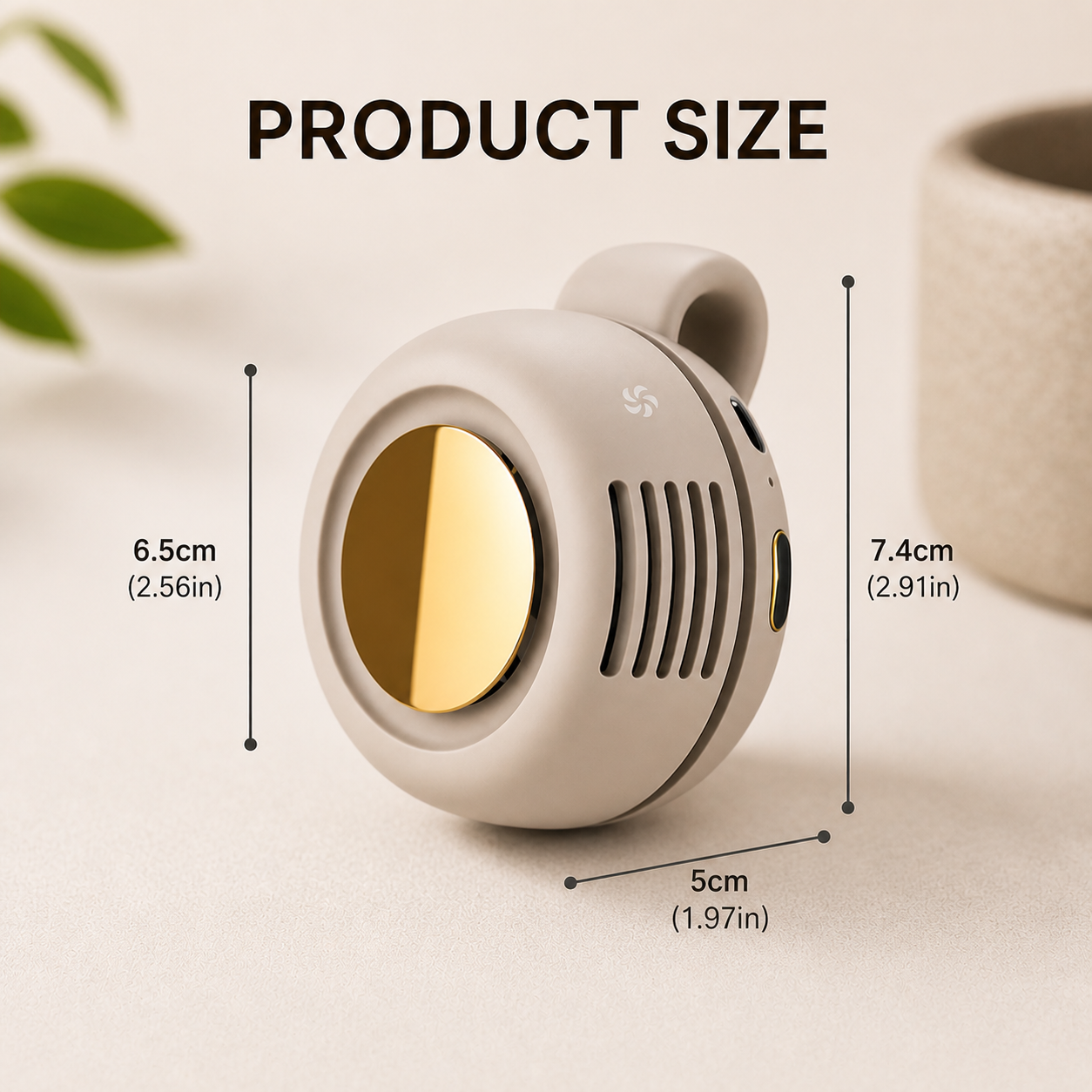 Clip-On Mini Cooling Fan – Ultra-Quiet Portable Fan