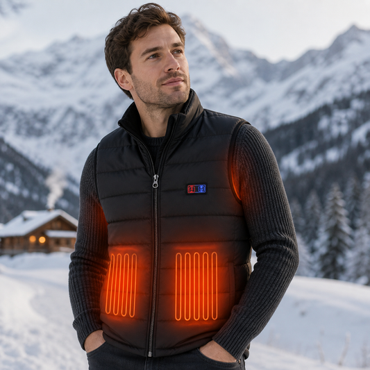 Smart Heated Vest – 9 Heating Zones & Adjustable Warmth