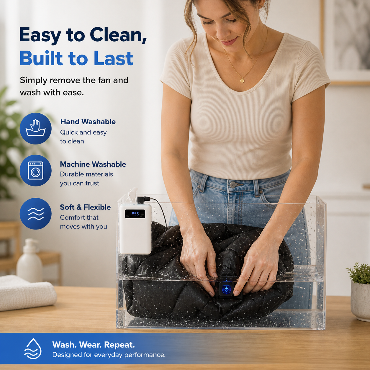 Smart Heated Vest – 9 Heating Zones & Adjustable Warmth
