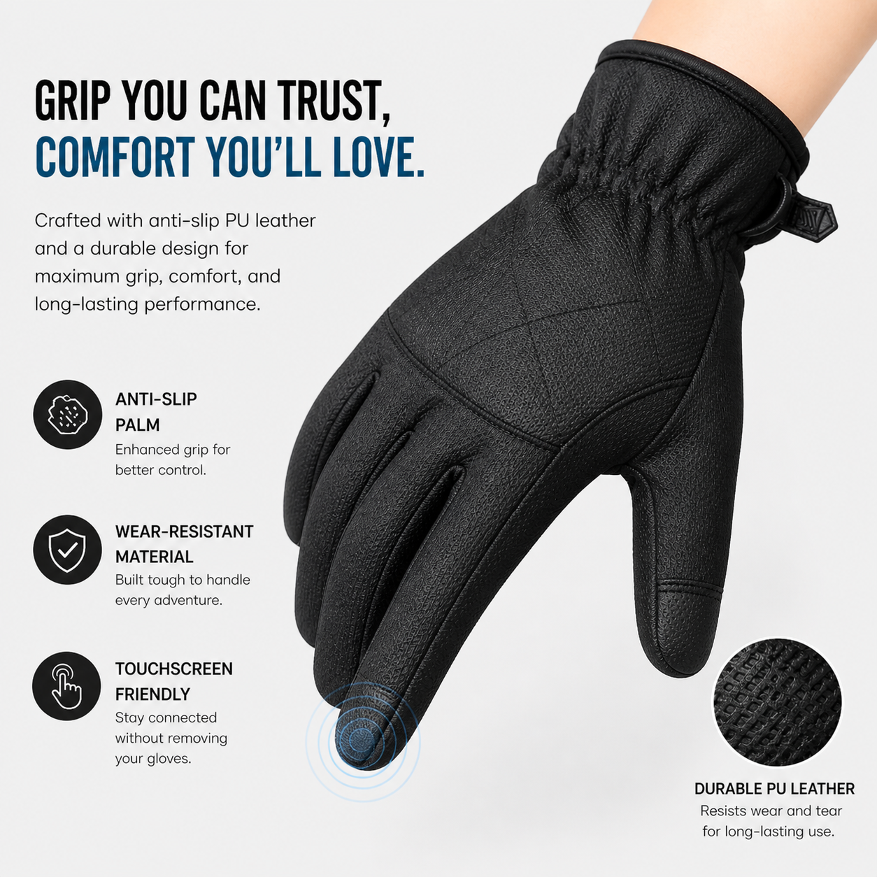 Electric Heated Gloves – Waterproof Winter Thermal Gloves