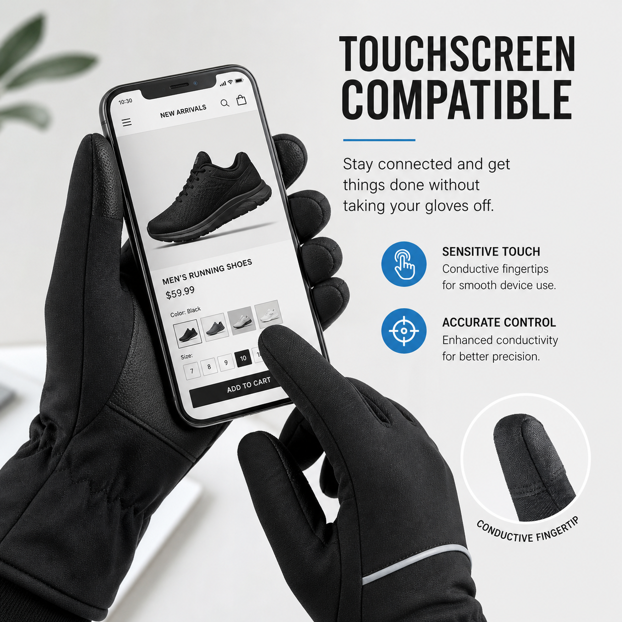 Electric Heated Gloves – Waterproof Winter Thermal Gloves
