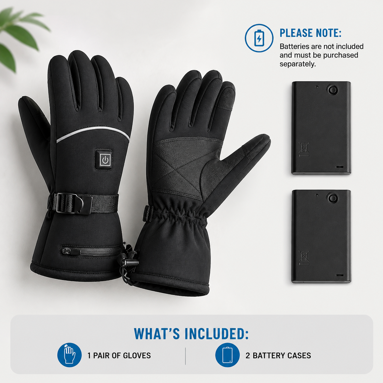 Electric Heated Gloves – Waterproof Winter Thermal Gloves