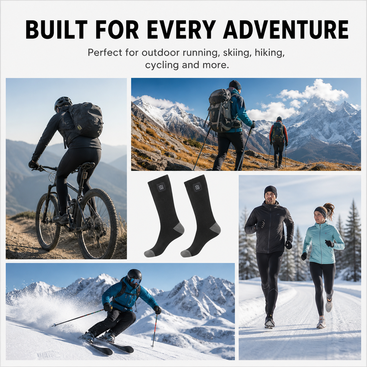 Heated Electric Socks – 3 Heat Levels