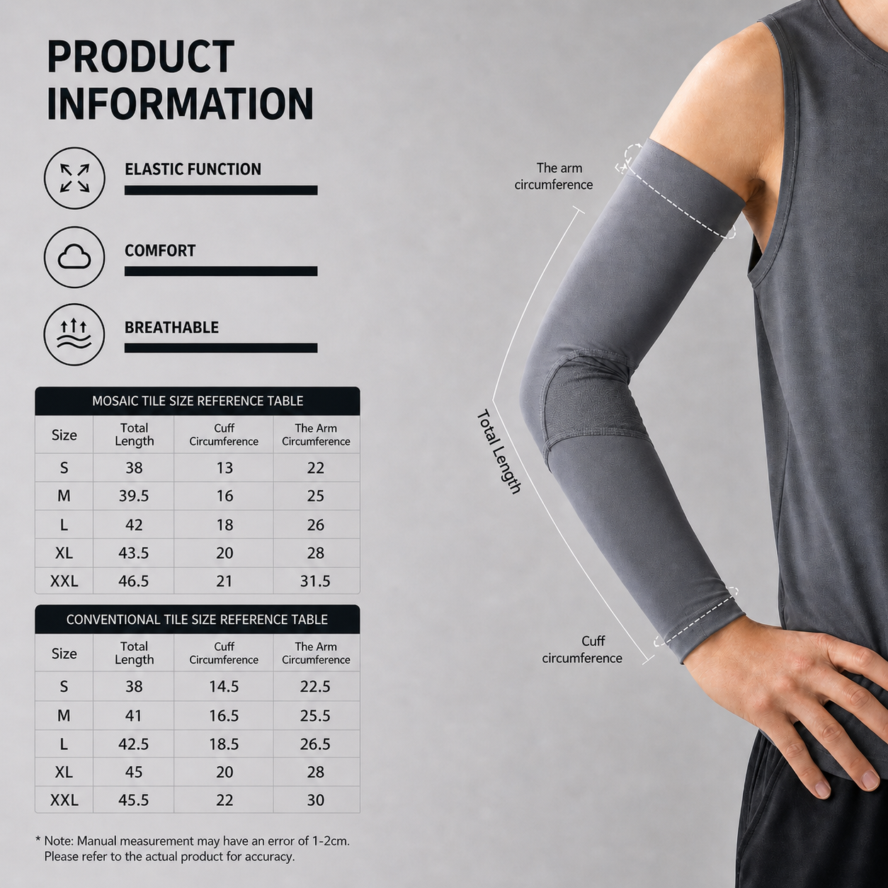 Cooling Arm Sleeves – UPF50+ UV Protection
