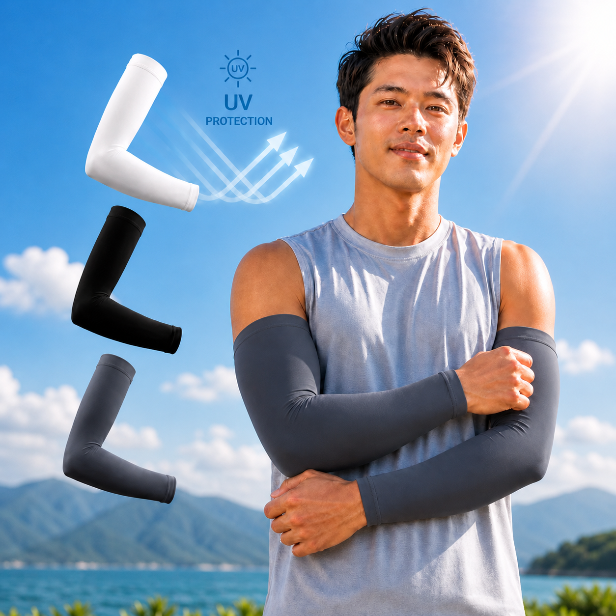 Cooling Arm Sleeves – UPF50+ UV Protection