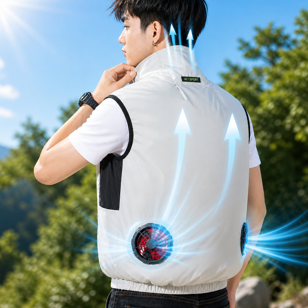 Cooling Vest – Dual Fan Airflow